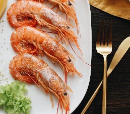 Shrimp for seafood distribution